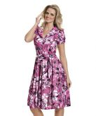 Vestido em jersey acetinado